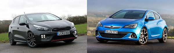 Одноклассники Kia Сeed GT и Opel Astra GTC изображение 1