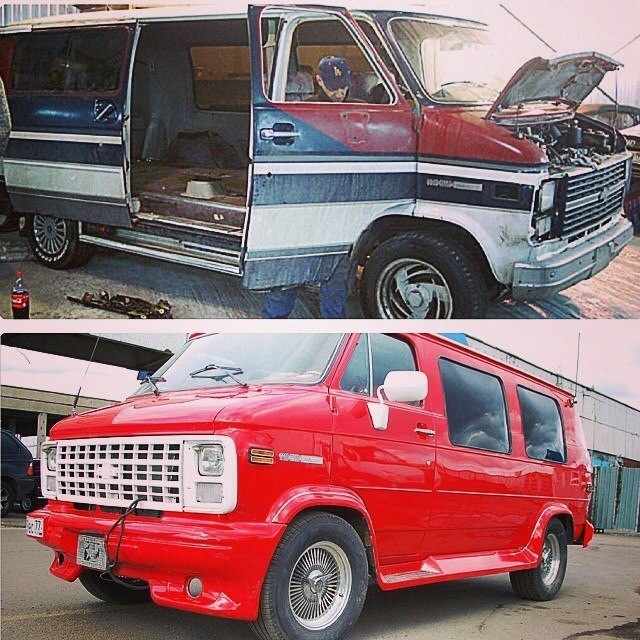 Реставрация Chevy Van изображение 1