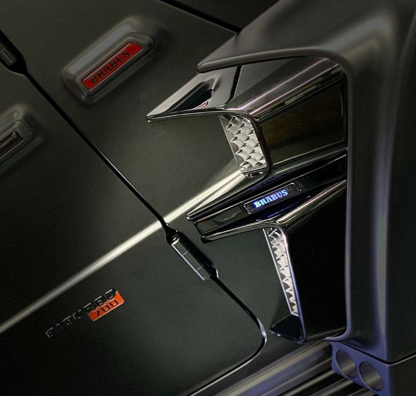 Установка жабр на G-class изображение 4