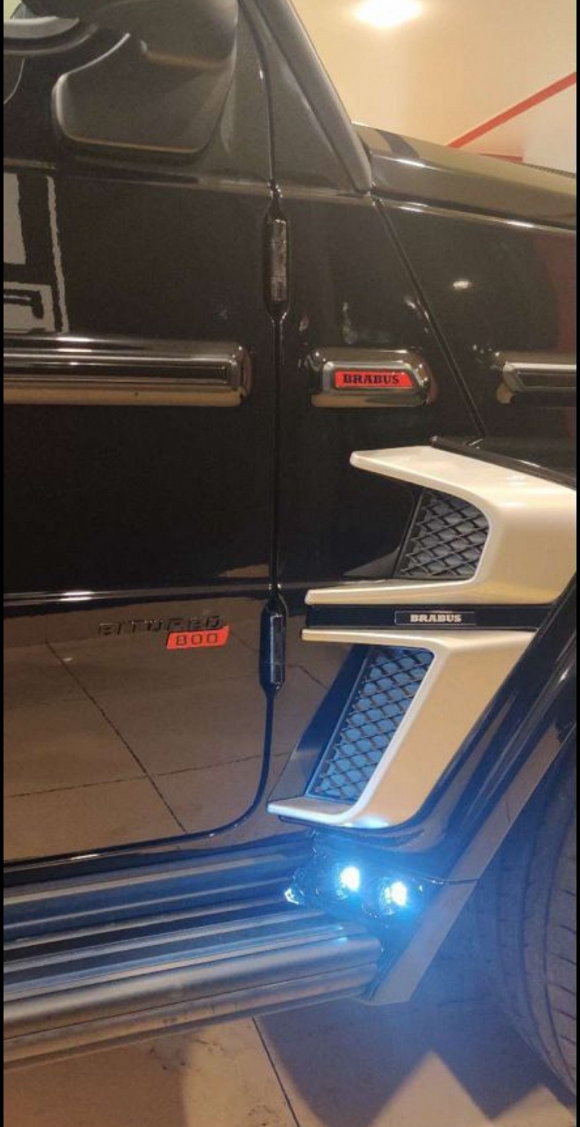 Установка жабр на G-class изображение 3