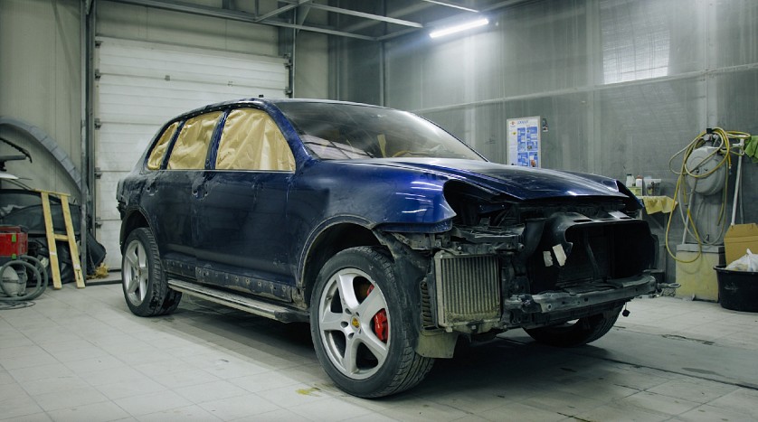 Покраска Porsche Cayenne изображение 1